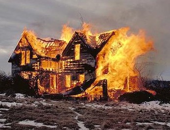 House on fire